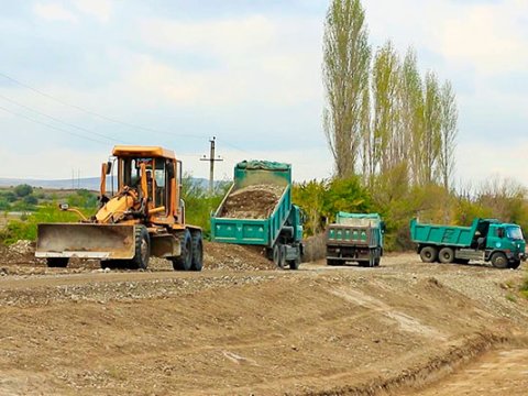 Suqovuşan və Talışa yol çəkilir - FOTOLAR