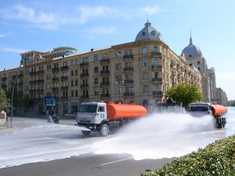 Bakıda gücləndirilmiş dezinfeksiya işləri aparılacaq