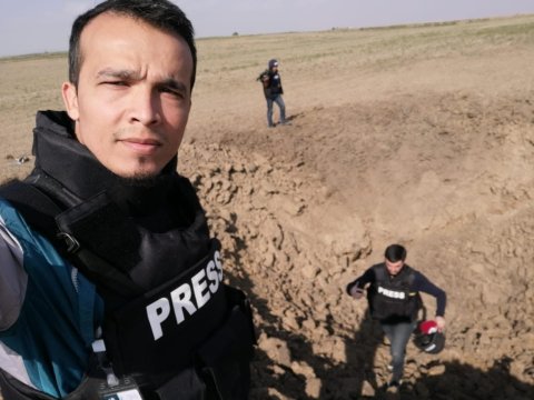 Cəbhə müxbiri: “Döyüş bölgəsində işləmək mənim üçün fəxrdir” - MÜSAHİBƏ