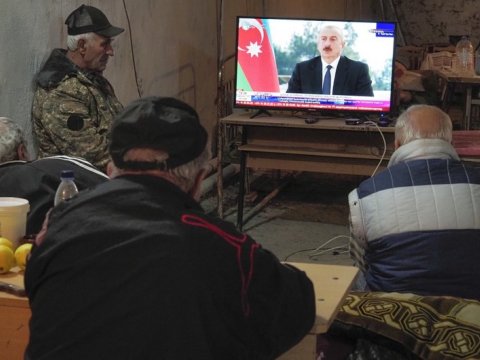 Xankəndində ermənilər Prezident İlham Əliyevin  çıxışını belə izləyir