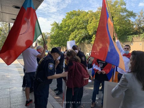 Vaşinqton polisi təxribatçı erməniləri həbs etdi