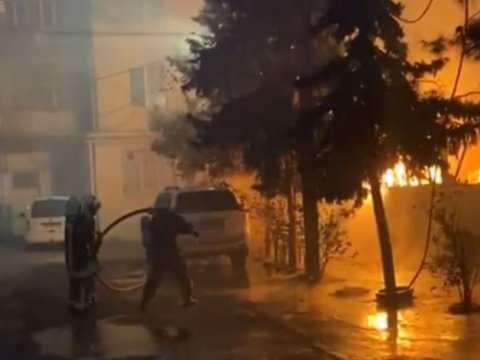 Paytaxtda siqaret yanğına səbəb oldu
