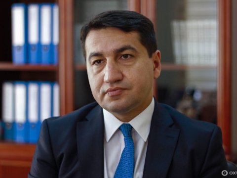 Düşmənin məqsədi ordumuzun Ermənistan ərazisinə atəş açmağa təhrik etməkdir - Hikmət Hacıyev