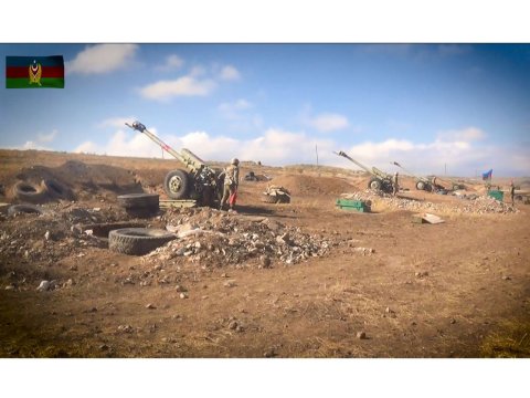 Artilleriya bölmələrimiz düşmənə sarsıdıcı zərbələr endirdi - VİDEO