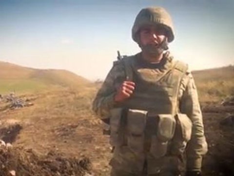 “Bölmənin bütün şəxsi heyəti yüksək döyüş ruhuna malikdir” - VİDEO