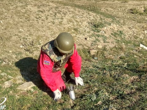 Düşmən Goranboya qadağan olunmuş raket atdı - FOTO