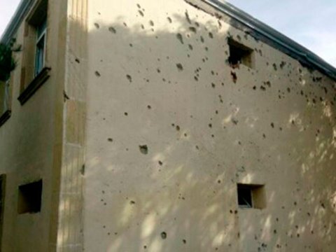 Ermənistan Ağdamda məktəbi atəşə tutub - FOTO