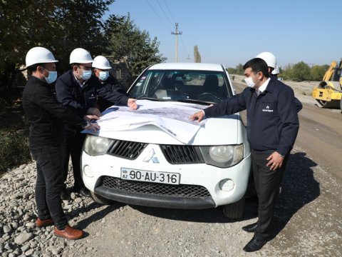 İşğaldan azad olunmuş ərazilərə qaz çəkilişinə başlanılır