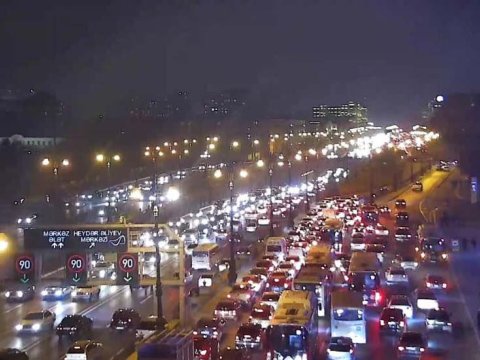 Bakının bu küçə və prospektlərində sıxlıq var - BNA