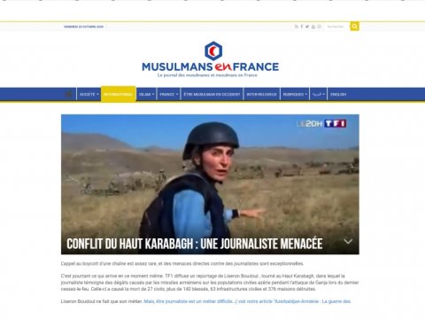 Fransa portalları jurnalisti hədələyən erməni lobbisini ifşa etdi