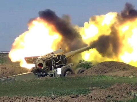 Müdafiə Nazirliyi düşmən toplarını məhv edən çavuşla bağlı video yaydı