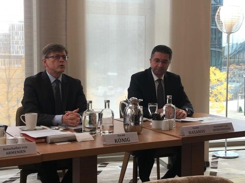 Azərbaycan və Ermənistan səfirləri Berlində debata çıxdılar