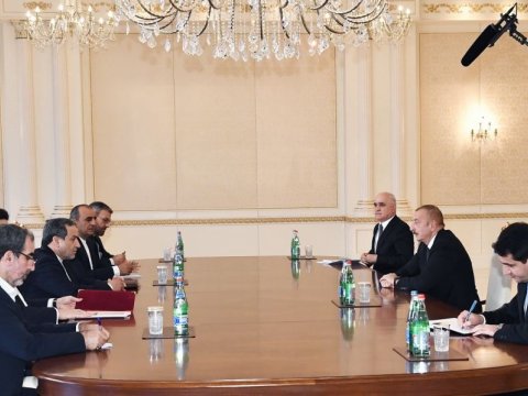 İlham Əliyev İran prezidentinin xüsusi nümayəndəsini qəbul etdi