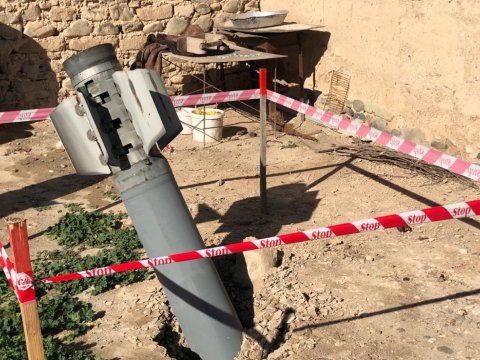 Döyüşlər başlayandan Tərtərə 15 mindən çox mərmi düşüb - İcra başçısı