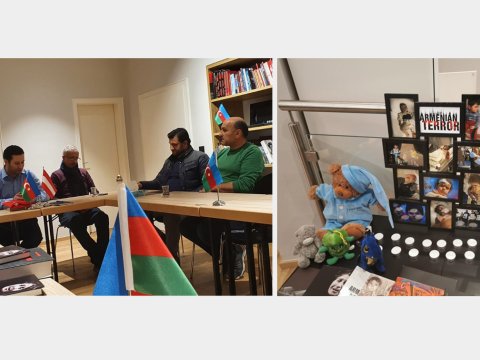 Avstriyadakı Azərbaycan evində Bərdə və Gəncədəki terror aktları hiddətlə pislənilib