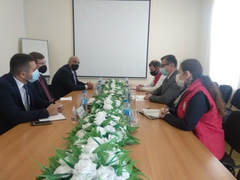 Novruz Aslanov ABŞ Səfirliyinin müvəqqəti işlər vəkilini qəbul edib - FOTO