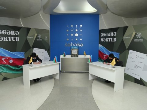 Əsgərlərimizə 10 mindən artıq məktub göndərilib