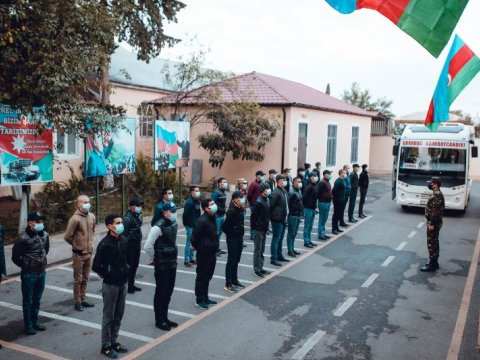 Müddətli həqiqi hərbi xidmətə çağırış başa çatıb