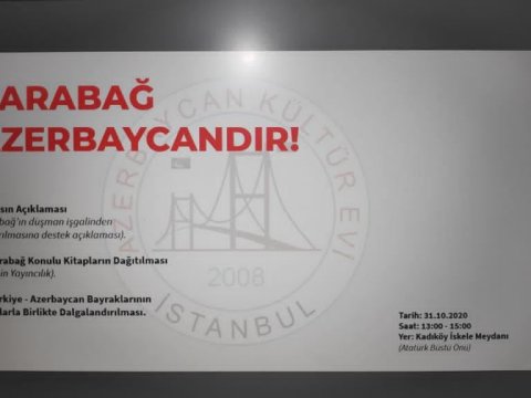 İstanbulda “Qarabağ Azərbaycandır” deyildi - FOTO
