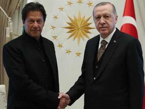 Ərdoğan Pakistanın Baş Naziri İmran Xanla danışdı