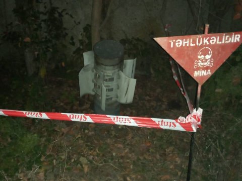 Bu ərazilərdə düşmənin atdığı idarə olunan raket aşkarlandı - FOTO