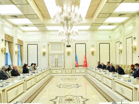 Sahibə Qafarova Binali Yıldırımla görüşüb - FOTO