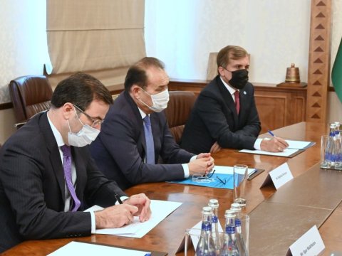 Ceyhun Bayramov Türk Şurasının Baş katibi ilə görüşüb - FOTO