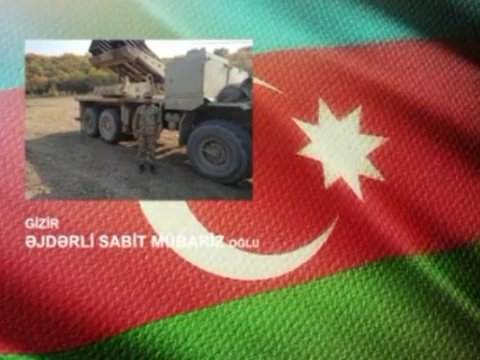 Döyüş maşını komandiri kimi xüsusi fəallıq göstərən gizir - VİDEO