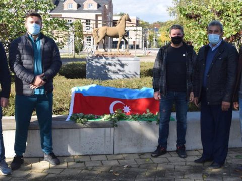 Belçikada erməni terrorunun qurbanları yad edildi