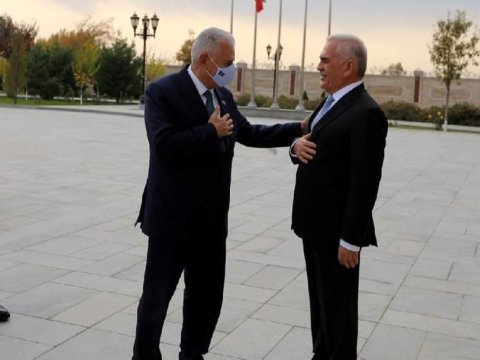 Binəli Yıldırım Vasif Talıbovla görüşdü - FOTO