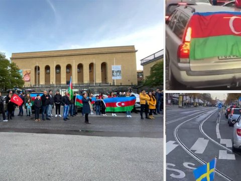 Stokholm və Yöteborqda Azərbaycana dəstək məqsədilə avtoyürüş keçirilib
