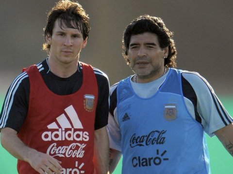 Messi Maradonaya dəstək oldu