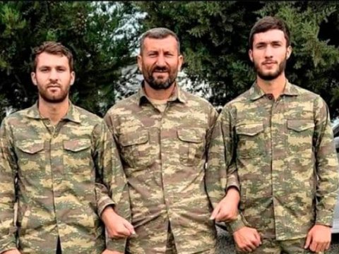Oğlanları ilə birgə döyüşdü, şəhid oldu - VİDEO