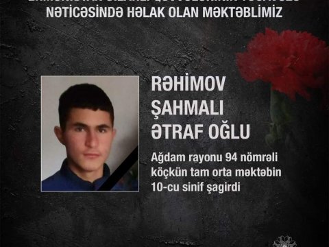 Təhsil Nazirliyindən ermənilərin öldürdüyü şagirdlə bağlı PAYLAŞIM