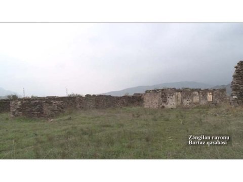 Zəngilanın Bartaz qəsəbəsinin görüntüləri - VİDEO