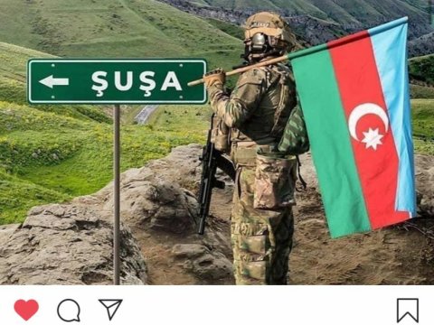 Məşhur müğənni Kim Kardaşyanı “Şuşa paylaşımı” ilə “iynələdi”