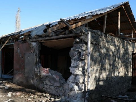 Ermənilər Tərtərin Əskipara kəndini atəşə tutub, mülki ev dağılıb