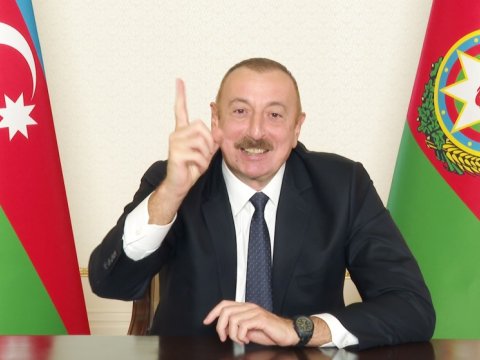 İlham Əliyev: “Nə oldu, Paşinyan?” - VİDEO