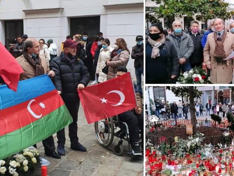 Avstriyada Vyana terrorunun qurbanları anılıb