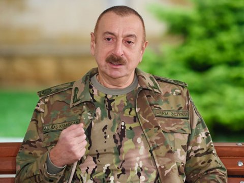 İlham Əliyev: “Düşməni beynəlxalq məhkəmələrə verəcəyik”