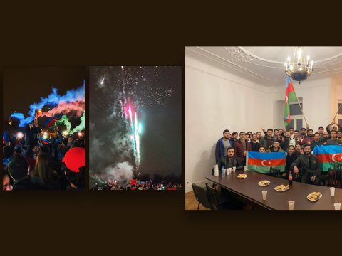 Varşavada Azərbaycanın Qarabağdakı qələbəsi ilə bağlı avtoyürüş keçirilib