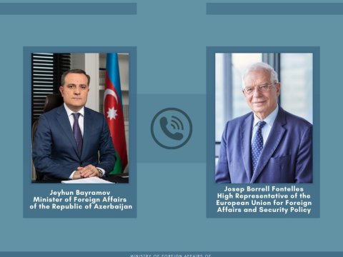 Ceyhun Bayramov Cozef Borellə müzakirələr apardı