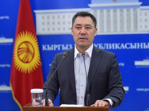 Sadır Japarov Qırğızıstan prezidenti vəzifəsinin icrasından istefa verdi