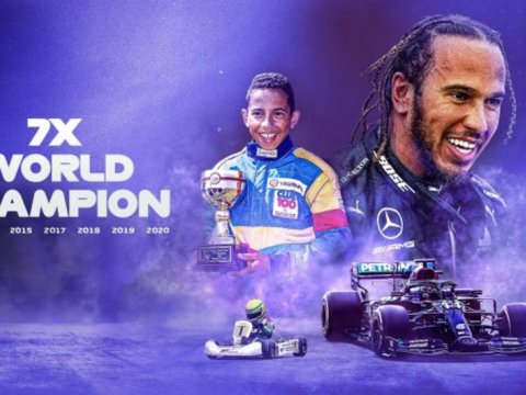 Lüis Hemilton yeddiqat dünya çempionu oldu