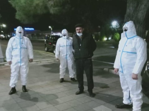 Evini tərk edən koronaviruslu xəstə saxlanıldı