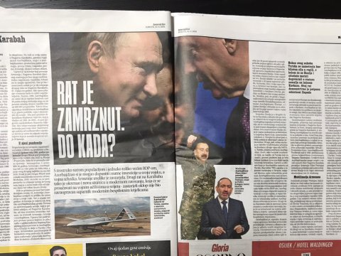 Xorvatiya mətbuatı Azərbaycanın Vətən Müharibəsindən YAZDI