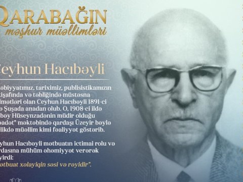 “Qarabağın məşhur müəllimləri” - Ceyhun Hacıbəyli