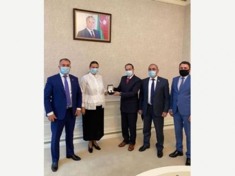 Pakistanın ölkəmizdəki səfiri Milli Məclisdə olub