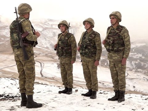 Naxçıvanın yüksək dağlıq zonalarında etibarlı müdafiə sistemi qurulub - VİDEO