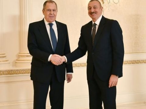 İlham Əliyev Lavrovu qəbul etdi - FOTOLAR